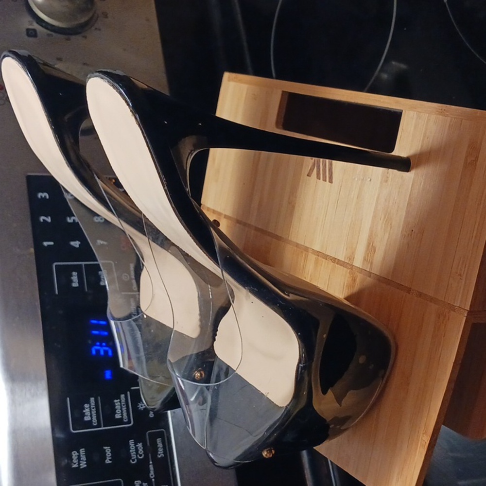 7 INCH MULES, HEELS,  SIZE 39, NEW - Picture 3 of 7
